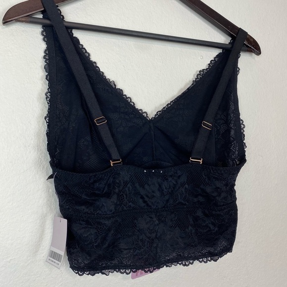 New SAVAGE X FENTY Black Floral Lace Bralette 1X - Picture 6 of 10